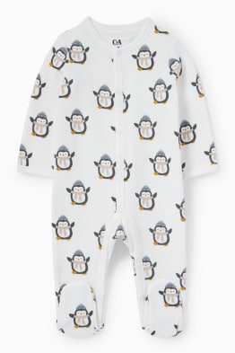 Penguin - baby sleepsuit