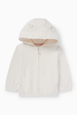 Tepláková bunda s kapucí pro miminka