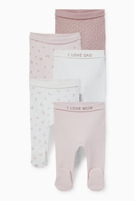 Multipack of 5 - Mum and Dad - newborn trousers