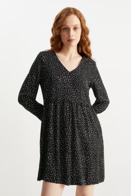 A-line dress - polka dot