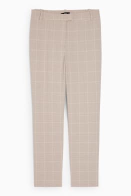 Pantaloni business – slim fit - a quadretti