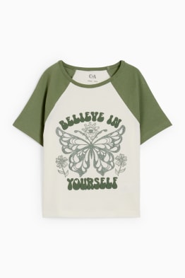 Mariposa - camiseta de manga corta