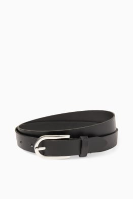 Leather belt