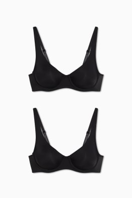 Confezione da 2 - reggiseno con ferretti - LYCRA®