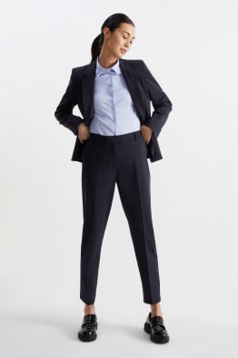 Pantalón de oficina - mid waist - slim fit - Mix & Match