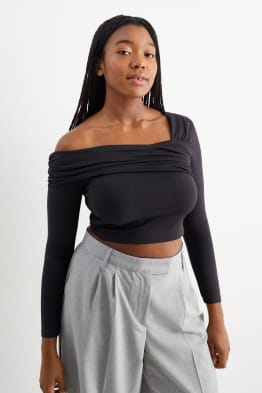 CLOCKHOUSE - cropped long sleeve top