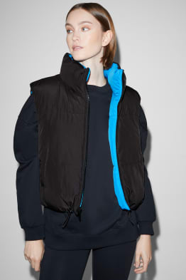 CLOCKHOUSE - reversible quilted gilet