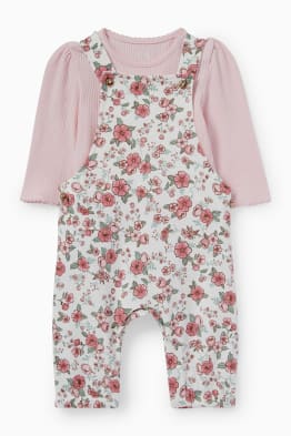 Bloemetjes - baby-outfit - 2-delig