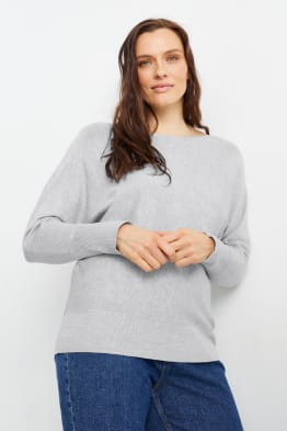 Pullover en délicate maille