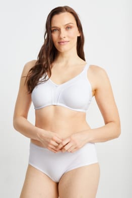 Non-wired minimiser bra