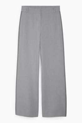 Cloth trousers - high waist - wide leg