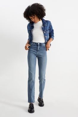 Straight jeans - high waist