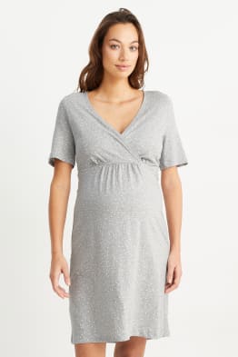 Nursing nightdress - polka dot