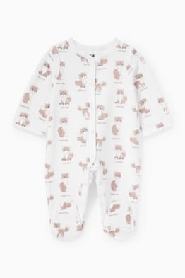 Vulpe - pijama salopetă bebeluși