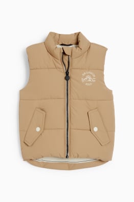 Quilted baby gilet - water-repellent