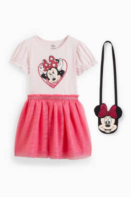 Minnie Maus - Set - Kleid und Umhängetasche