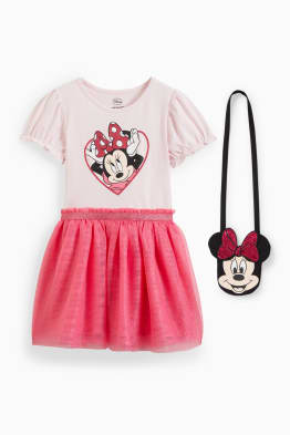 Minnie Mouse - set - jurkje en schoudertasje