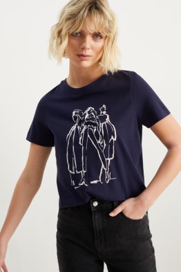 Camisetas basicas mujer c&a clearance