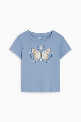 Motiv motýla - tričko s krátkým rukávem