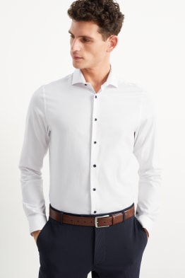 Camisa formal - body fit - cutaway  - LYCRA®