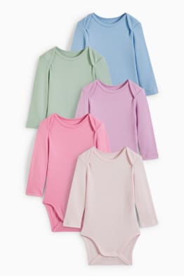 Multipack of 5 - baby bodysuit