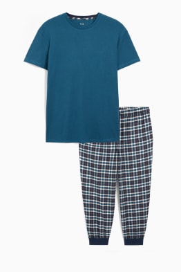 Pyjama mit Flanellhose