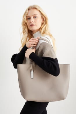 Torba shopper - imitacja skóry