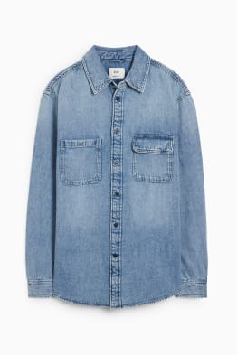Chemise en jean - relaxed fit - col kent