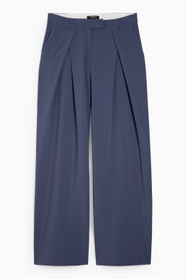 CLOCKHOUSE - cloth trousers - mid-rise waist - wide leg