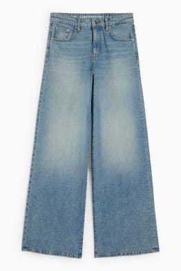 CLOCKHOUSE - Wide Leg Jeans - średni stan