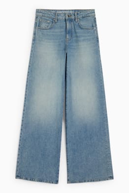 CLOCKHOUSE - wide leg jeans - talie medie