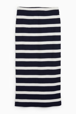 Knitted skirt - striped