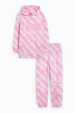Barbie - set - sudadera con capucha y pantalón de deporte - 2 piezas - estampado
