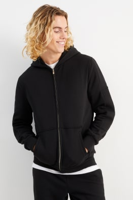 Zip-through hoodie