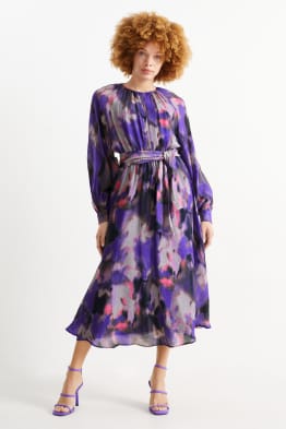 Robe fit & flare - à motif