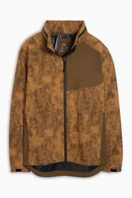 Technical jacket - water-repellent  - foldable - patterned