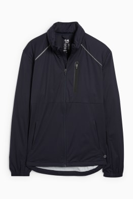 Technical jacket with hood - water-repellent