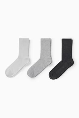 Lot de 3 - chaussettes - taille confortable