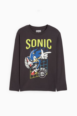 Ježek Sonic - tričko s dlouhým rukávem