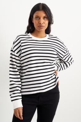 Basic sweatshirt - striped