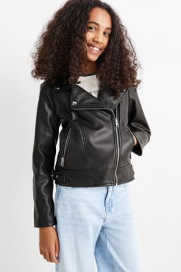 Biker jacket - faux leather