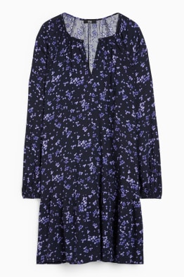 Robe en viscose - à fleurs