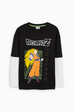 Dragon Ball Z - maglia a maniche lunghe - effetto 2 in 1