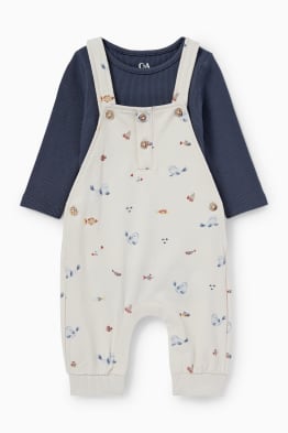 Meerestiere - Baby-Outfit - 2 teilig