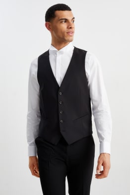 Mix-and-match suit waistcoat - regular fit - flex - wool blend