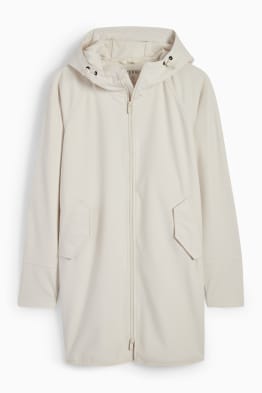 Softshell coat with hood - 4 Way Stretch