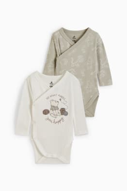 Lot de 2 - Winnie l’ourson - body croisé pour bébé