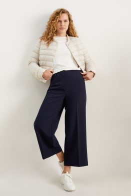 Cloth trousers - high waist - wide leg