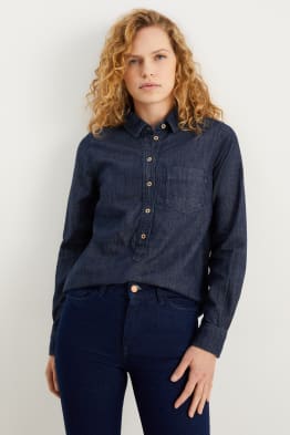 Jeansbluse