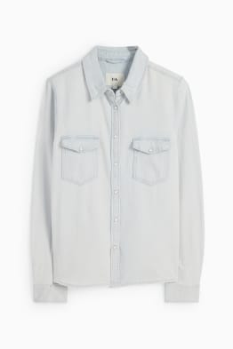 Camisas denim en varios colores y dise os C A tienda online